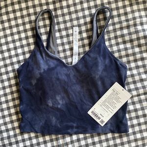 Lululemon align tank in navy tie dye